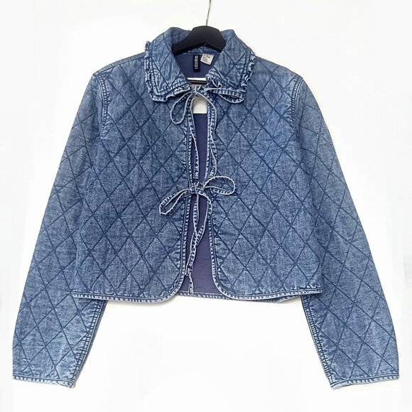 H&M Blue Quilted Jacket - Picture 5 of 8